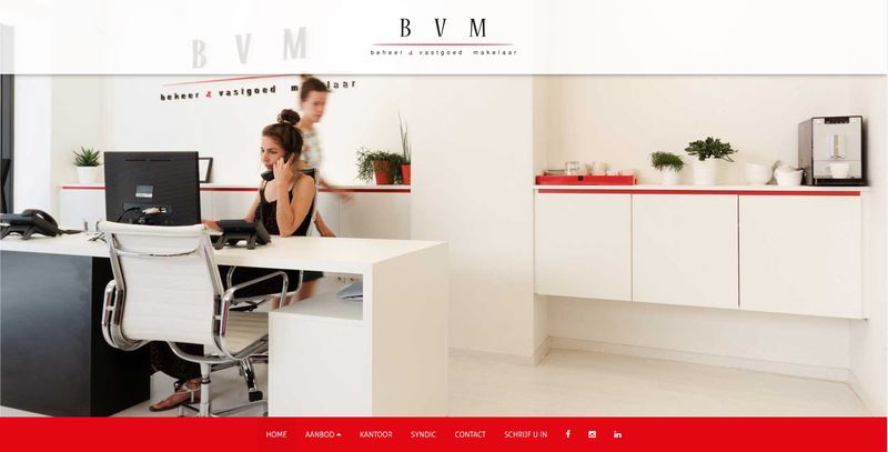 BVM vastgoed website