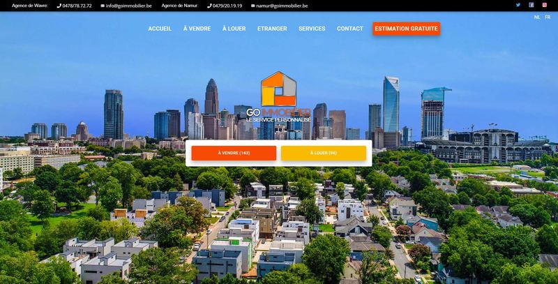 GO Immobilier website